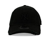 Kšiltovka New Era - MLB Wash Distress 9FORTY - NY Yankees - Black