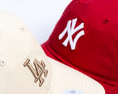 Dámská Kšiltovka New Era - MLB Essential Midi Logo 9TWENTY - LA Dodgers - Cream