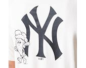 Triko New Era - MLB Food Graphic Tee - NY Yankees - Off White