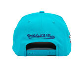 Kšiltovka Mitchell & Ness - Charlotte Hornets - Double Clutch Pro Snapback Hwc - Teal