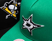Kšiltovka Mitchell & Ness - Dallas Stars - Double Clutch Pro Snapback - Green