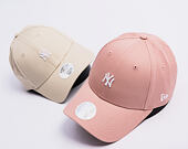 Dámská Kšiltovka New Era - MLB Mini Logo 9FORTY - NY Yankees - Desert Pink