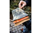 Klobouk Kangol - Tie Dye Knit Bucket - Black/Natural