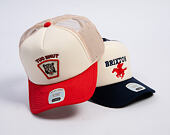 Kšiltovka Brixton - Lost In Reality MP Trucker - White/Rush
