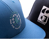 Kšiltovka Picture - Zephyr Trucker - Serenity Blue - Protect Shine Emblem - Blue / Black