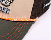 Kšiltovka Capslab - Looney Tunes Bugs Bunny The Rounder - Olive / Off White