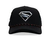 Kšiltovka Capslab - Trucker DC Comics - Metal Superman Patch - Black / Silver