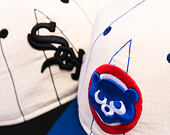 Kšiltovka New Era - MLB Retro Linen Pinstripe 59FIFTY Retro Crown - Chicago Cubs - Team Color