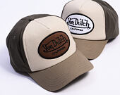 Kšiltovka Von Dutch - Trucker - Cali Patch Olive/Brown