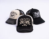 Kšiltovka Von Dutch - Trucker - Eye Out Side Patch Black/White