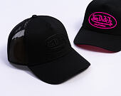 Kšiltovka Von Dutch - Trucker - Rubber Logo Black/Black