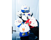 Kšiltovka New Era - MLB Retro Linen Pinstripe 59FIFTY Retro Crown - NY Mets - Mr. Met - Off White