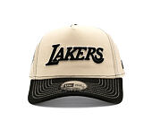 Kšiltovka New Era - NBA City Icon 9FORTY A-Frame - LA Lakers - Cream / Black