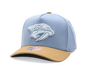 Kšiltovka Mitchell & Ness  - NHL Frosted Peak - Pro Pinch - Nashville Predators - Blue/Brown