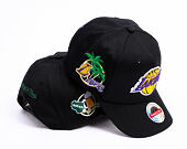 Kšiltovka Mitchell & Ness  - NBA Classic Red Snapback Custom Patch - Los Angeles Lakers - Black