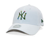 Dámská Kšiltovka New Era - MLB Floral Infill 9FORTY - NY Yankees - White