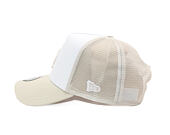 Kšiltovka New Era - MLB Essential 9FORTY A-Frame Trucker - LA Dodgers - Stone / White