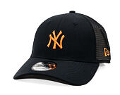 Kšiltovka New Era - MLB Midi Homefield 9FORTY Trucker - NY Yankees - Navy / Orange