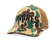 Kšiltovka New Era - MLB Wordmark Camo 9FORTY M-CROWN - San Diego Padres - Wheat