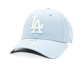 Dámská Kšiltovka New Era - MLB Floral Icon 9FORTY - LA Dodgers - Sky Blue / Cream