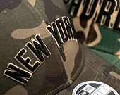 Kšiltovka New Era - MLB Wordmark Camo 9FORTY M-CROWN - NY Yankees - Woodland Camo