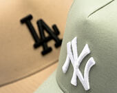 Kšiltovka New Era - MLB Essential 9FORTY A-Frame - LA Dodgers - Camel / Black