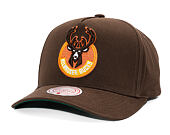 Kšiltovka Mitchell & Ness - NBA - Chestnut Peak - Milwaukee Bucks - Brown