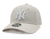 Dětská Kšiltovka New Era - MLB Linen 9FORTY M-CROWN - NY Yankees - Stone / White