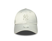 Dámská Kšiltovka New Era - MLB Satin Bow Back 9FORTY - NY Yankees - Grey