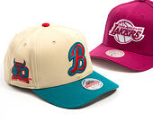 Kšiltovka Mitchell & Ness - NBA - First Letter - Chicago Bulls - Sand/Blue