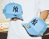 Dětská Kšiltovka New Era - MLB Essential 9FORTY A-Frame Trucker - NY Yankees - Blue / Ocean Blue