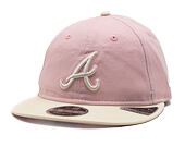 Kšiltovka New Era - MLB Washed Tie Dye 9FIFTY Retro Crown - Atlanta Braves - Pink