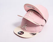 Kšiltovka New Era - MLB Washed Tie Dye 9FIFTY Retro Crown - Atlanta Braves - Pink