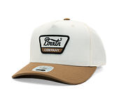 Kšiltovka Brixton - Linwood C Netplus Mp Snpk - Off White/Copper