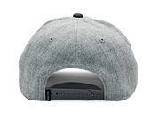 Kšiltovka Brixton - Crest C Mp Snapback - Heather Grey/Pinecone Brown