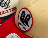 Kšiltovka Brixton - Two Boots C Np Mp Snapback - Celestial Yellow/Red