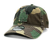 Kšiltovka New Era - MLB Distressed Woodland 9TWENTY - LA Dodgers - Green
