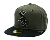 Kšiltovka New Era - MLB Three Looms "American Herringbone" 59FIFTY - Chicago White Sox - Team Color