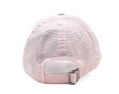 Dětská Kšiltovka New Era - MLB Seersucker 9TWENTY - LA Dodgers - Pink Rouge