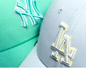 Kšiltovka New Era - MLB League Essential 9FORTY - LA Dodgers - Sky Blue / Yellow
