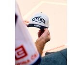 Kšiltovka New Era - Contrast Visor M-CROWN 9FORTY - Baseball Czechia - Ivory