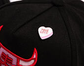 Kšiltovka Mitchell & Ness - All Heart - NBA - Chicago Bulls - Black