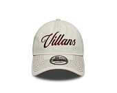 Kšiltovka New Era - Villans Dadcap 9TWENTY A-Frame - ASTON VILLA FC - Ivory