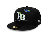 Kšiltovka New Era - MLB IMAGE DROP 59FIFTY - Tampa Bay Rays - Black