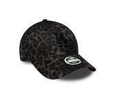 Dámská Kšiltovka New Era - MLB Cosy Leopard 9FORTY - LA Dodgers - Black