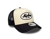 Kšiltovka New Era - Branded Oval Foam Patch 9FORTY A-Frame Trucker - Cream / Navy