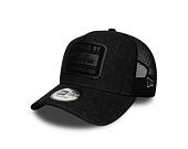 Kšiltovka New Era - Branded Patch Denim 9FORTY A-Frame Trucker - Black