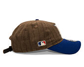 Kšiltovka New Era × Three Looms - Chestnut Pinstripe 9TWENTY A-Frame - Los Angeles Dodgers