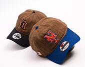 Kšiltovka New Era × Three Looms - Chestnut Pinstripe 9TWENTY A-Frame - New York Mets