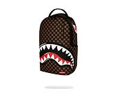 Batoh Sprayground - Sharks In Paris Wtf Bubble Brown Check Backpack